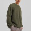 Carter Crew Neck Sweater - Olive