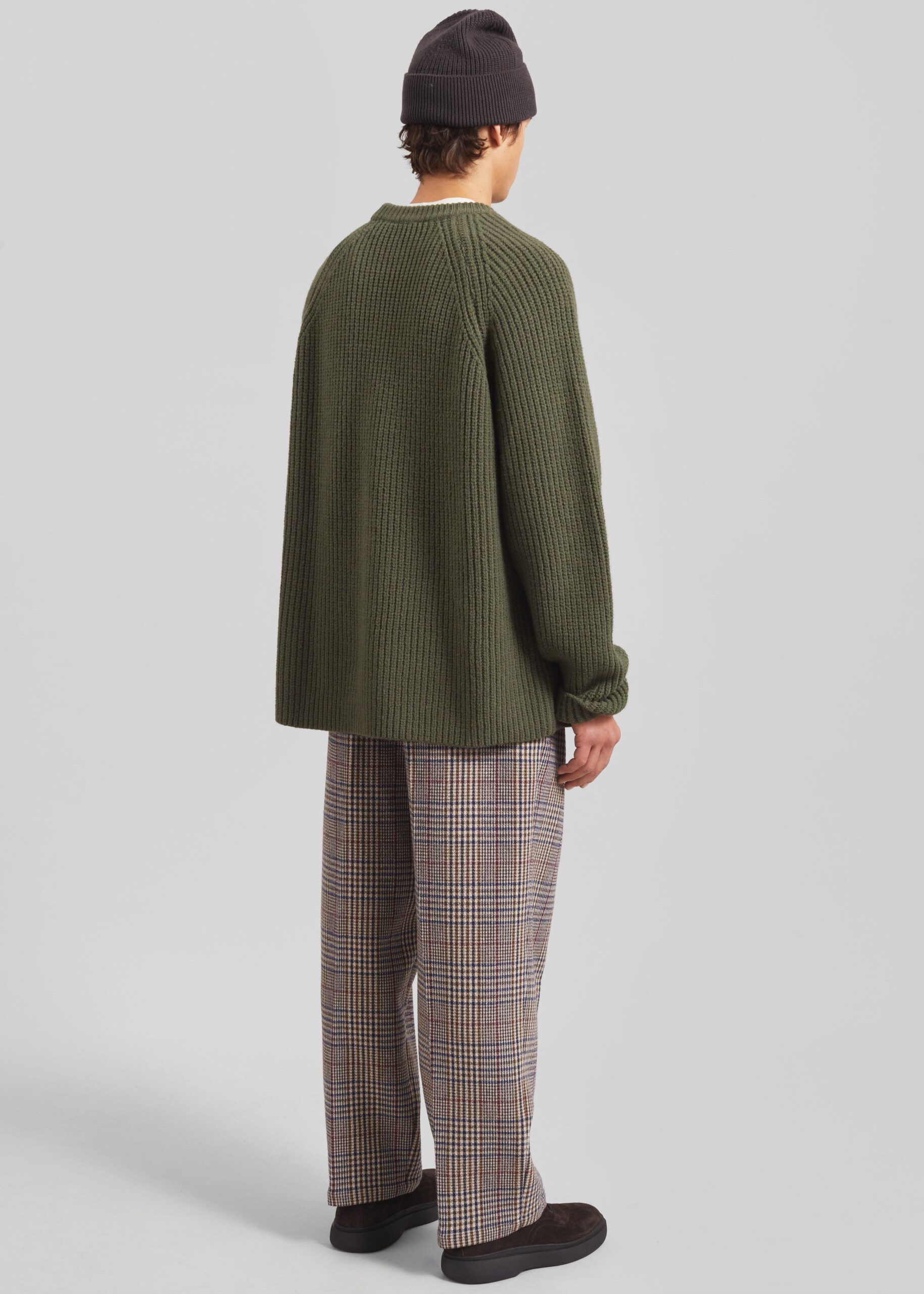 Carter Crew Neck Sweater - Olive - Image 5