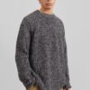Carter Crewneck Sweater - Black Melange