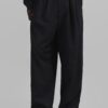 Dalton Wool Blend Trousers - Black
