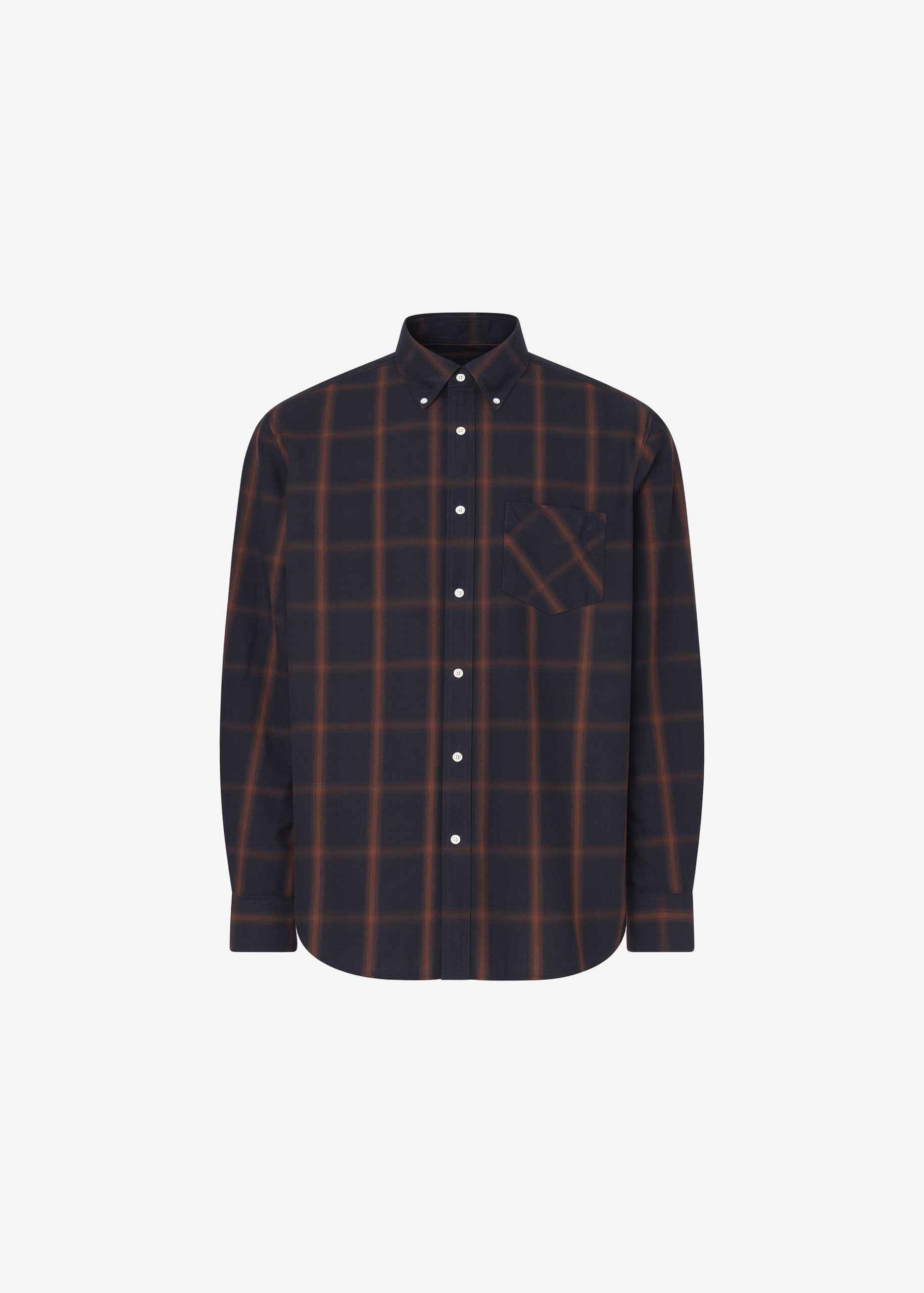 Evald Shirt - Navy Plaid - Image 8