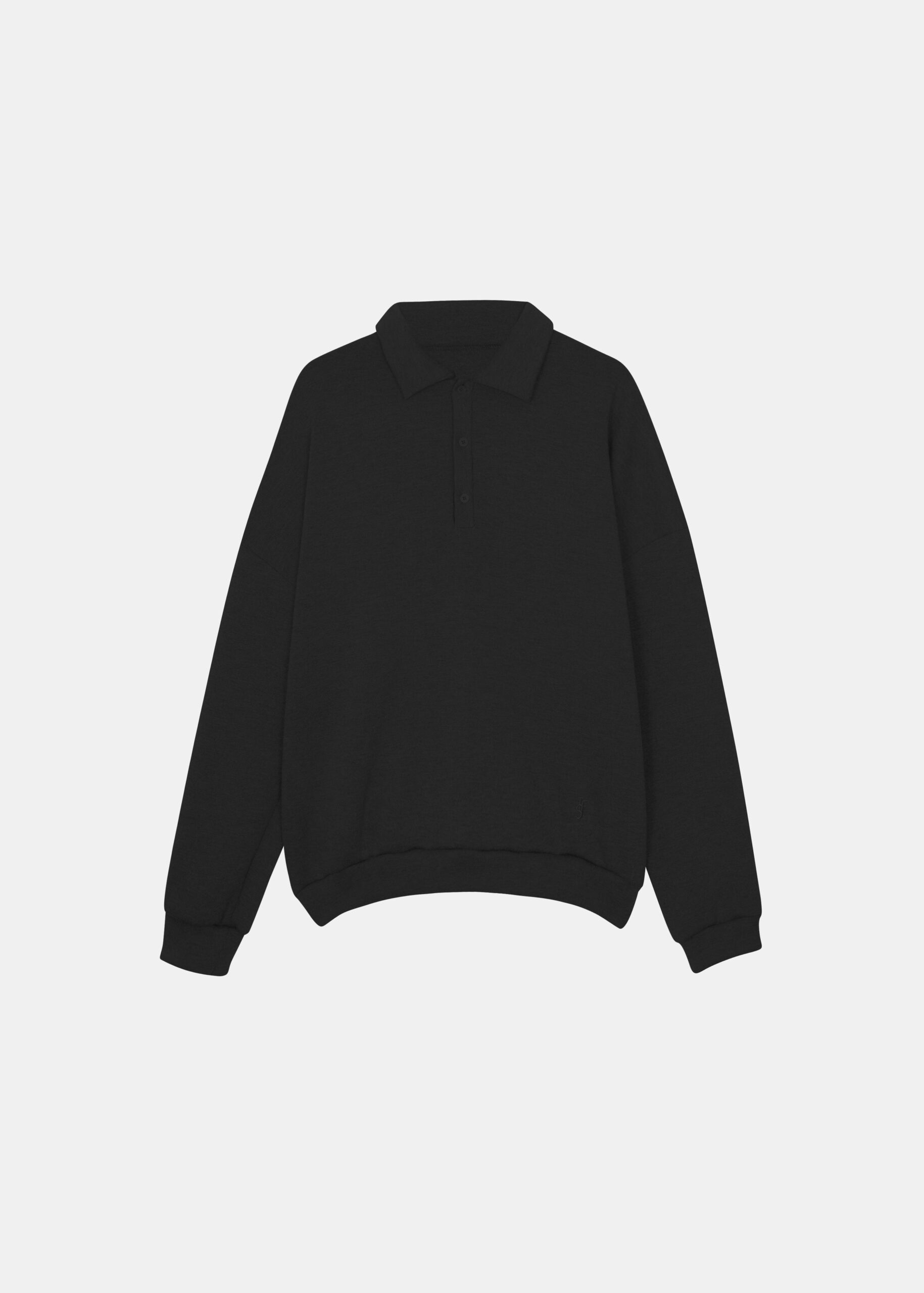 Lenham Polo Sweatshirt - Black - Image 6