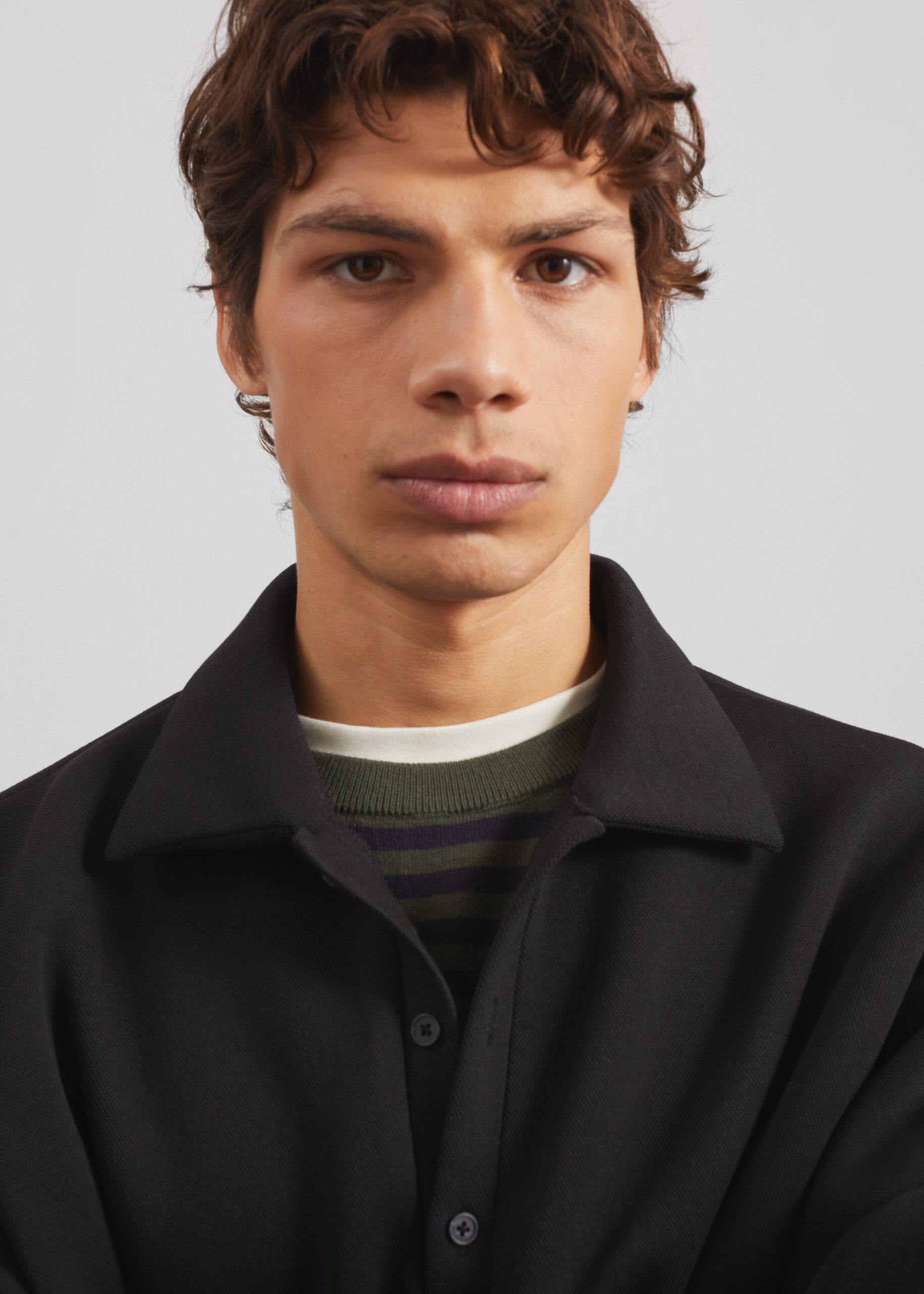 Lenham Polo Sweatshirt - Black - Image 3