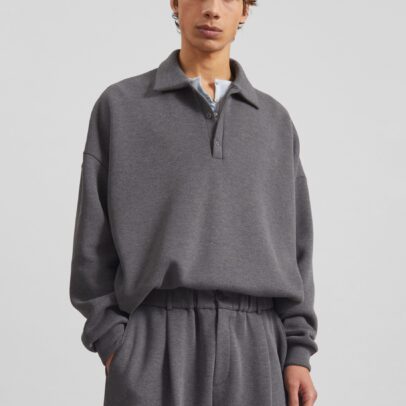 Lenham Polo Sweatshirt - Grey