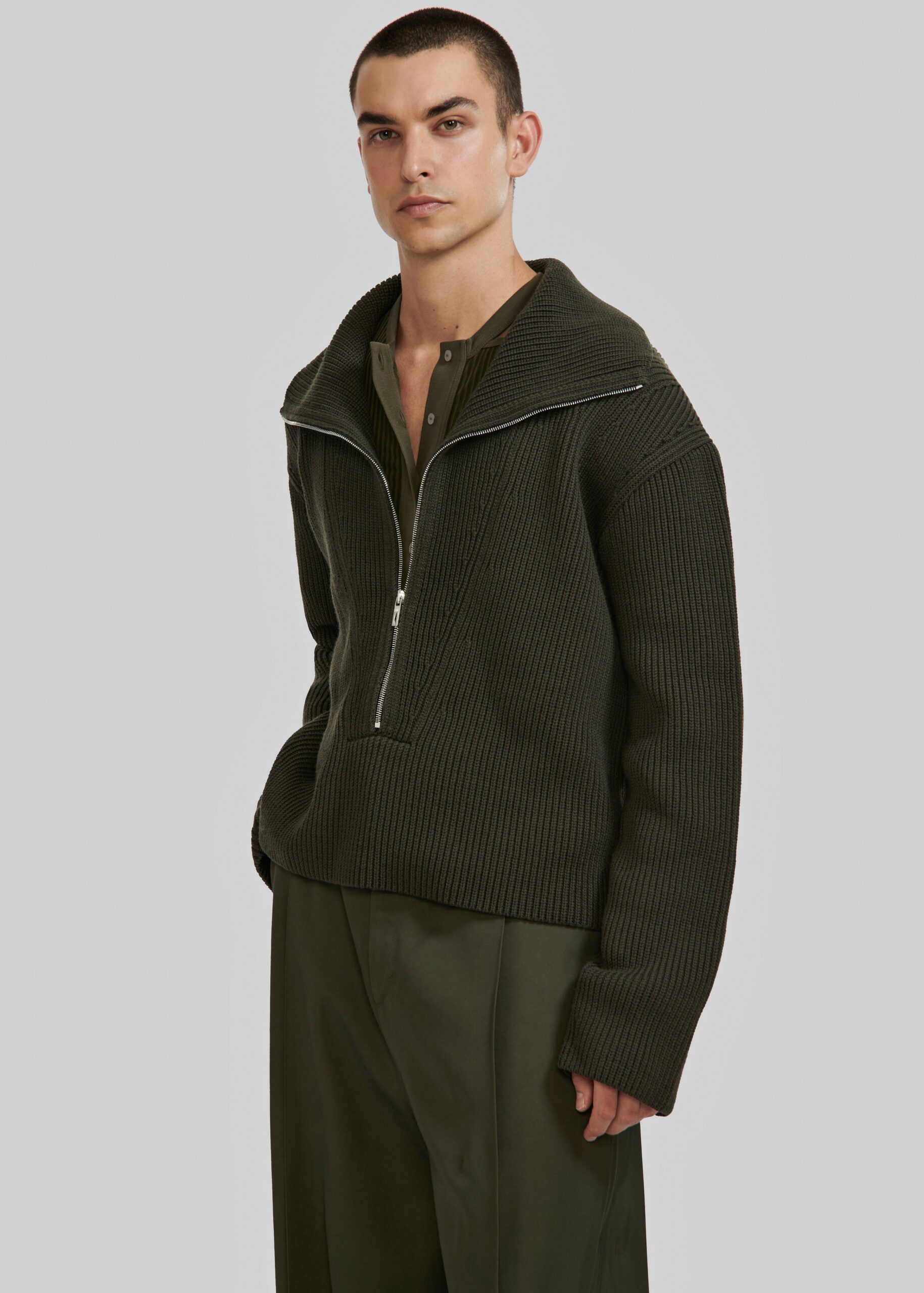 Louis Gabriel Nouchi Trucker Jumper - Army