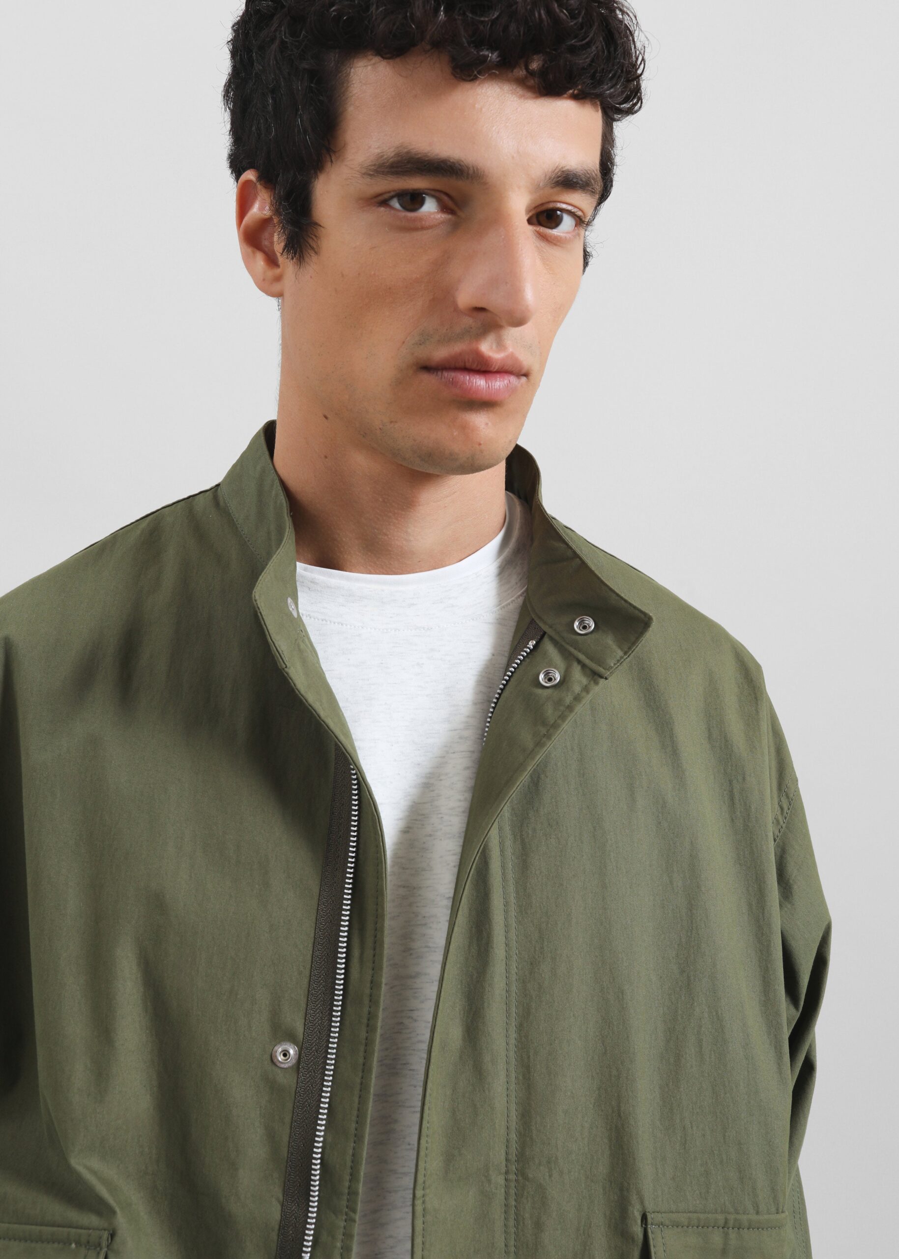 Lowan Cargo Jacket - Olive - Image 4