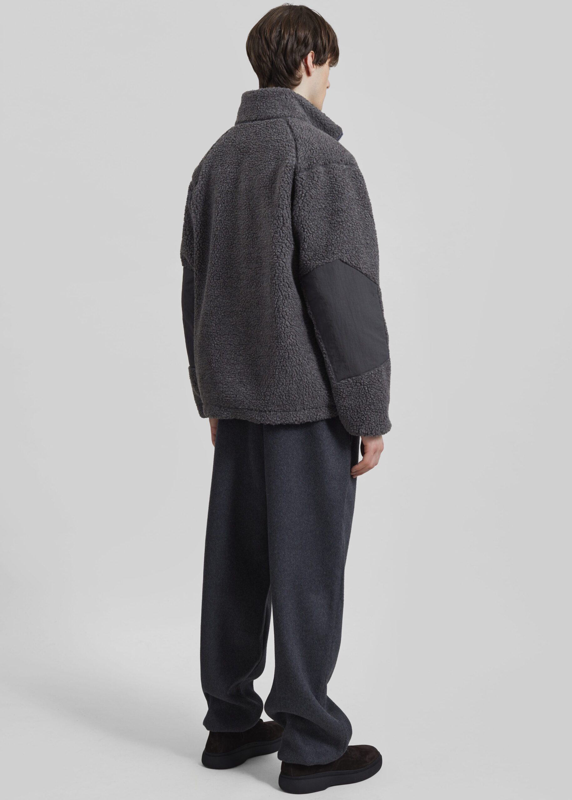 Lucan Fleece Jacket - Grey - Image 7