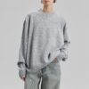 Quinton Crew Neck Sweater - Light Grey
