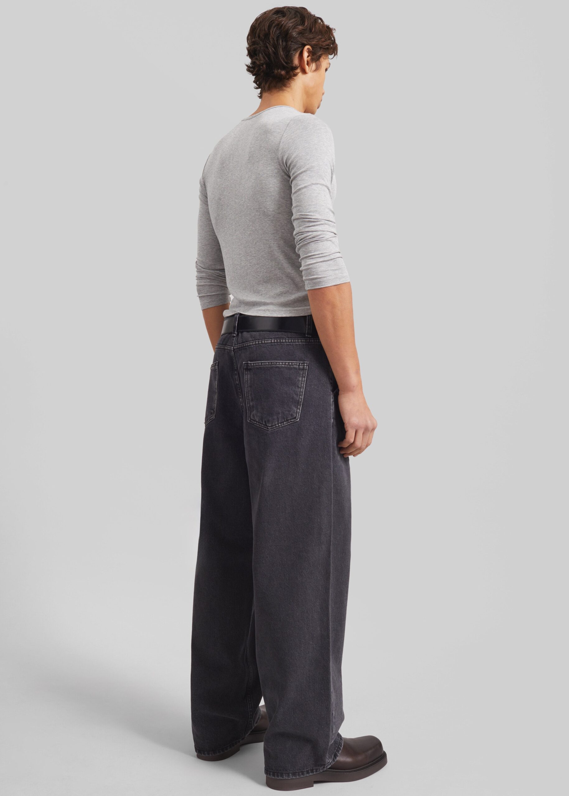 Trafal Wide Jeans - Black Wash - Image 7