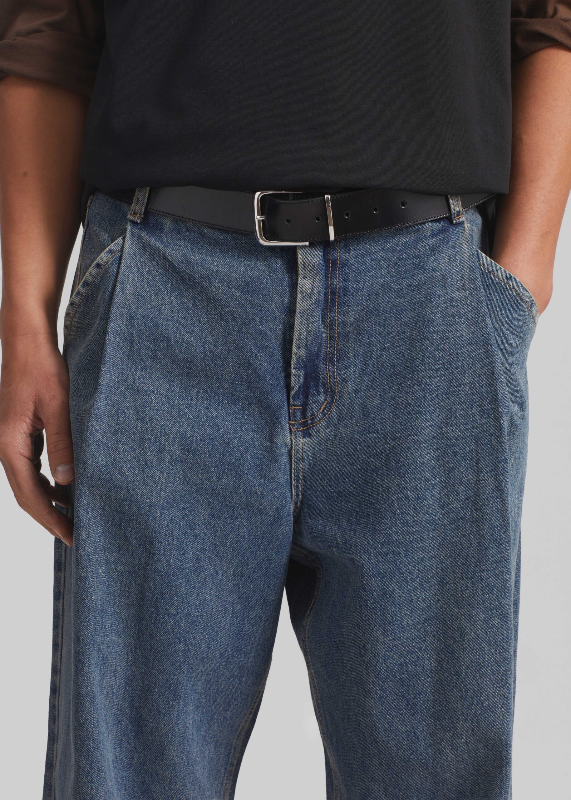 Trafal Wide Jeans - Blue Wash - Image 5